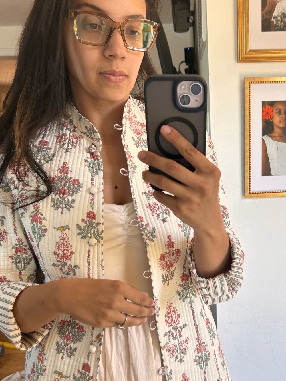 Daughters of India floral jacket - Picture 3 of 5